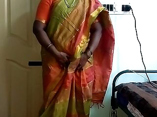 Indian desi maid coerced to show her natural tits to home owner